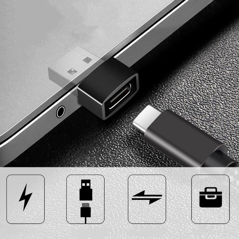 USB-A to USB-C Adapter, USB-C Female to USB-A Male