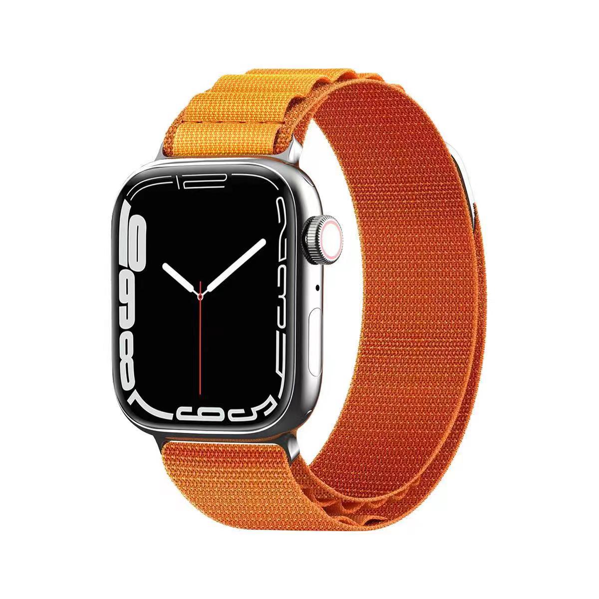 Nylon Sport Loop Watch Band, Adjustable Hook-and-Loop Strap