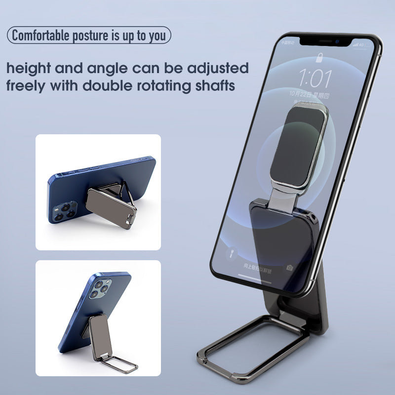 Foldable Ring Phone Holder and Kickstand, Zinc Alloy