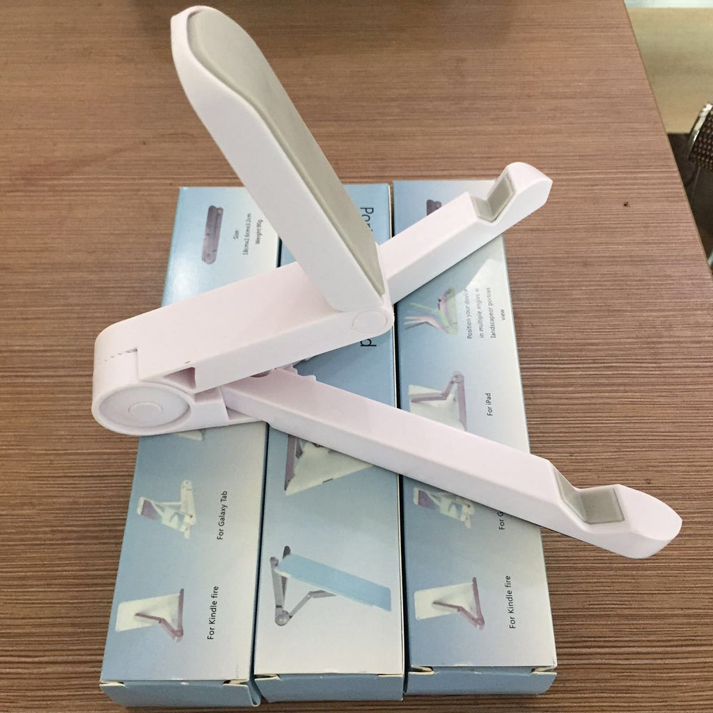 Foldable Tablet and Phone Holder, Multi-Angle