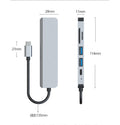 6-in-1 USB-C Hub with 4K HDMI, USB 3.0 and SD Card Reader