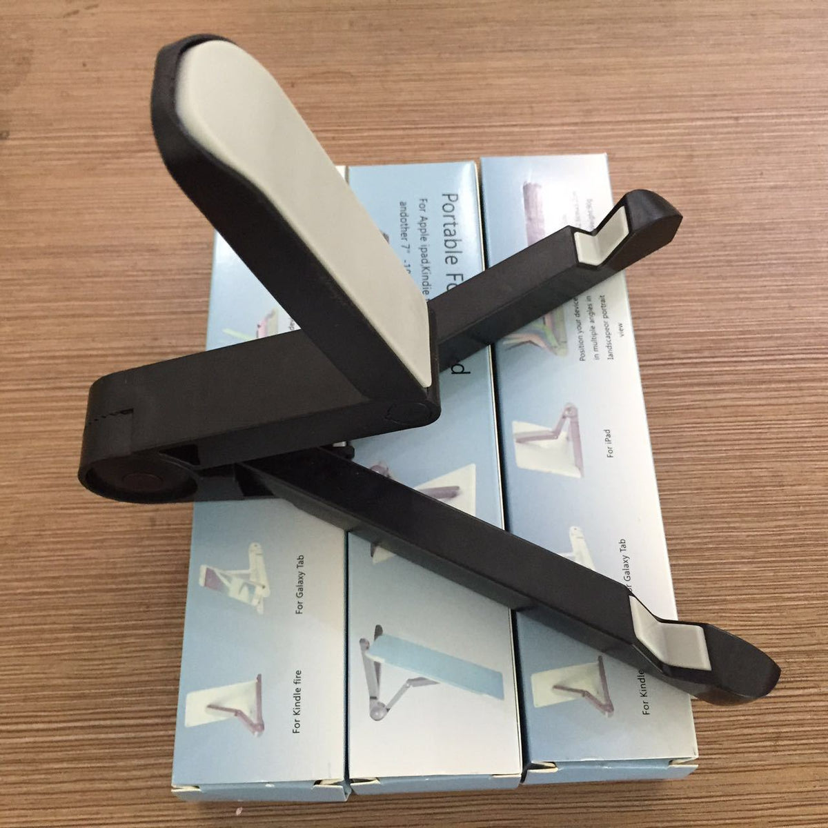 Foldable Tablet and Phone Holder, Multi-Angle