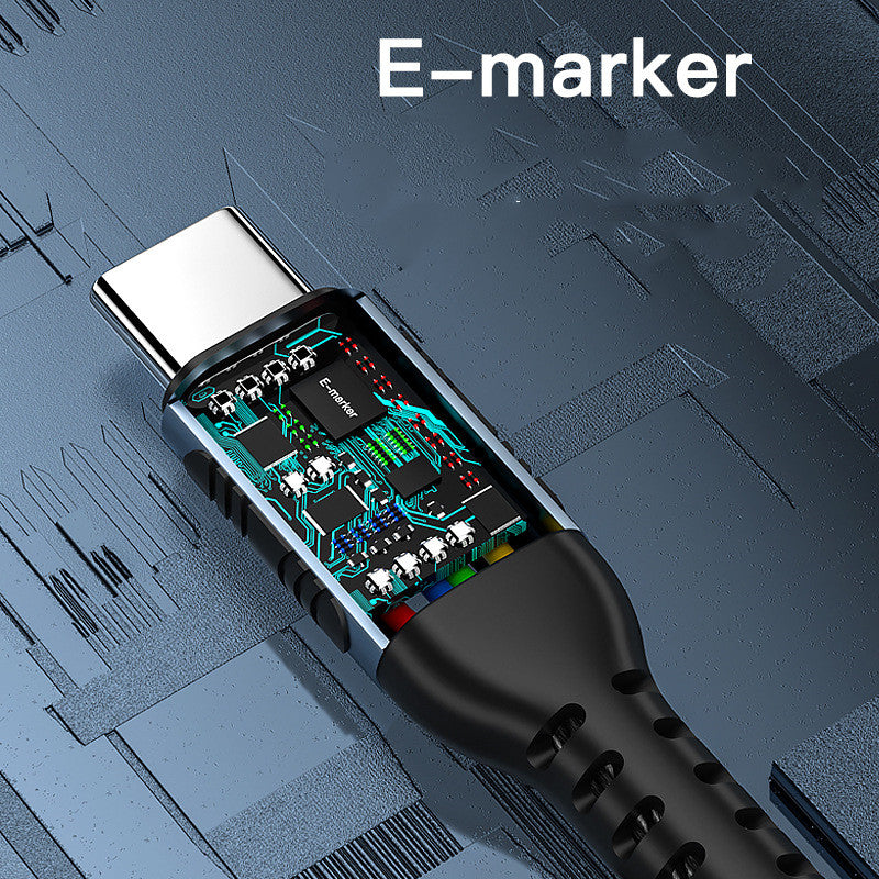 Braided USB-C to USB-C Cable 2m, 100W Fast Charging