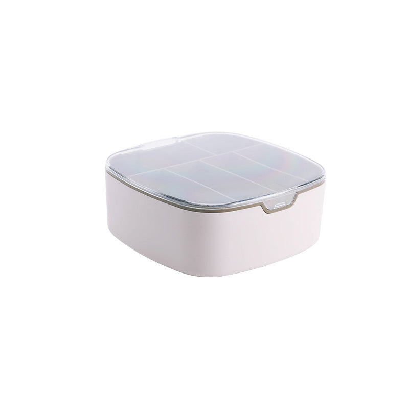 Dust-Proof Charging Cable Storage Box with Clear Lid