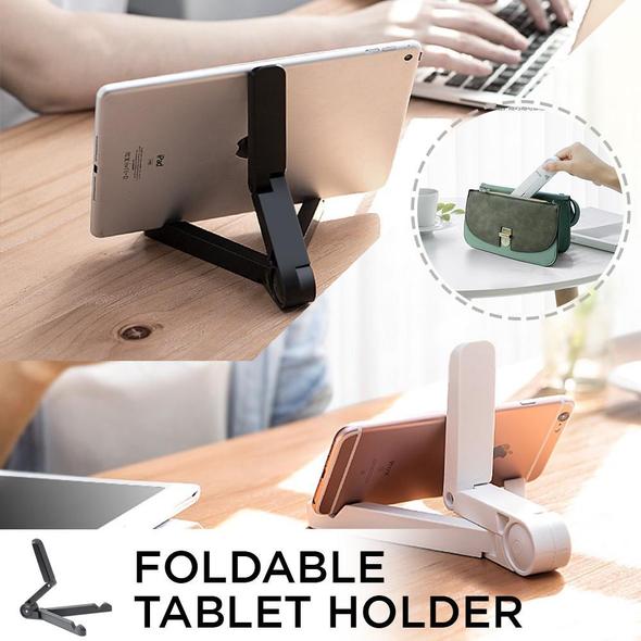 Foldable Tablet and Phone Holder, Multi-Angle