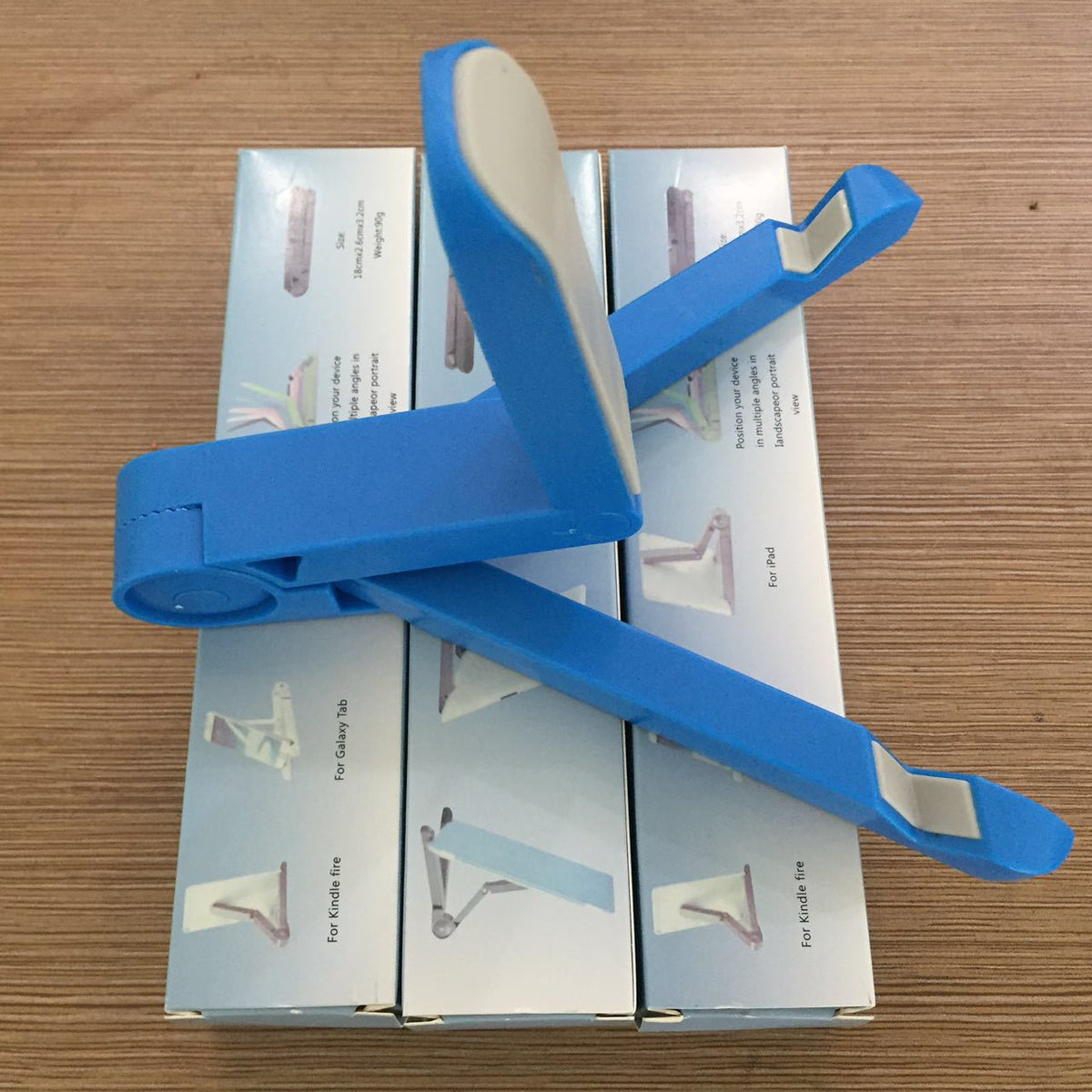 Foldable Tablet and Phone Holder, Multi-Angle