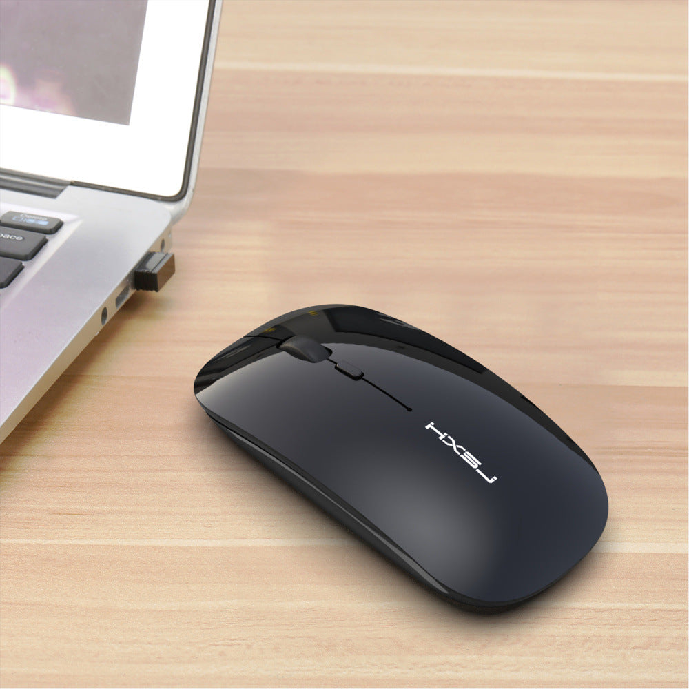 Rechargeable Silent Wireless Mouse, 2.4GHz with USB Receiver