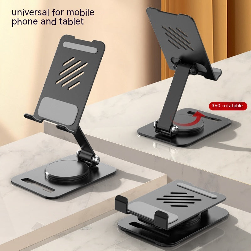 360° Rotating Metal Phone & Tablet Stand, Foldable