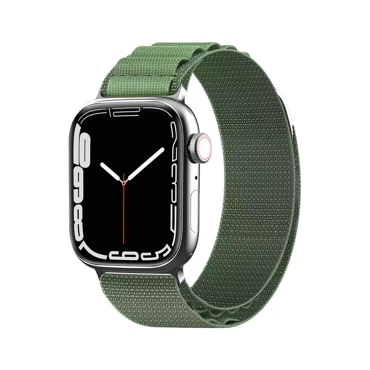 Nylon Sport Loop Watch Band, Adjustable Hook-and-Loop Strap