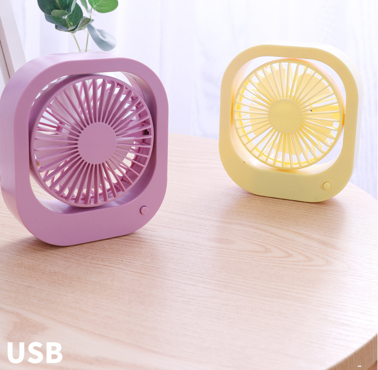 Mini USB Desk Fan, 2-Speed with Adjustable Tilt