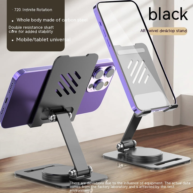 360° Rotating Metal Phone & Tablet Stand, Foldable