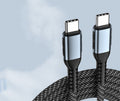 Braided USB-C to USB-C Cable 2m, 100W Fast Charging