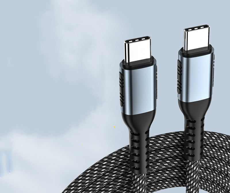 Braided USB-C to USB-C Cable 2m, 100W Fast Charging