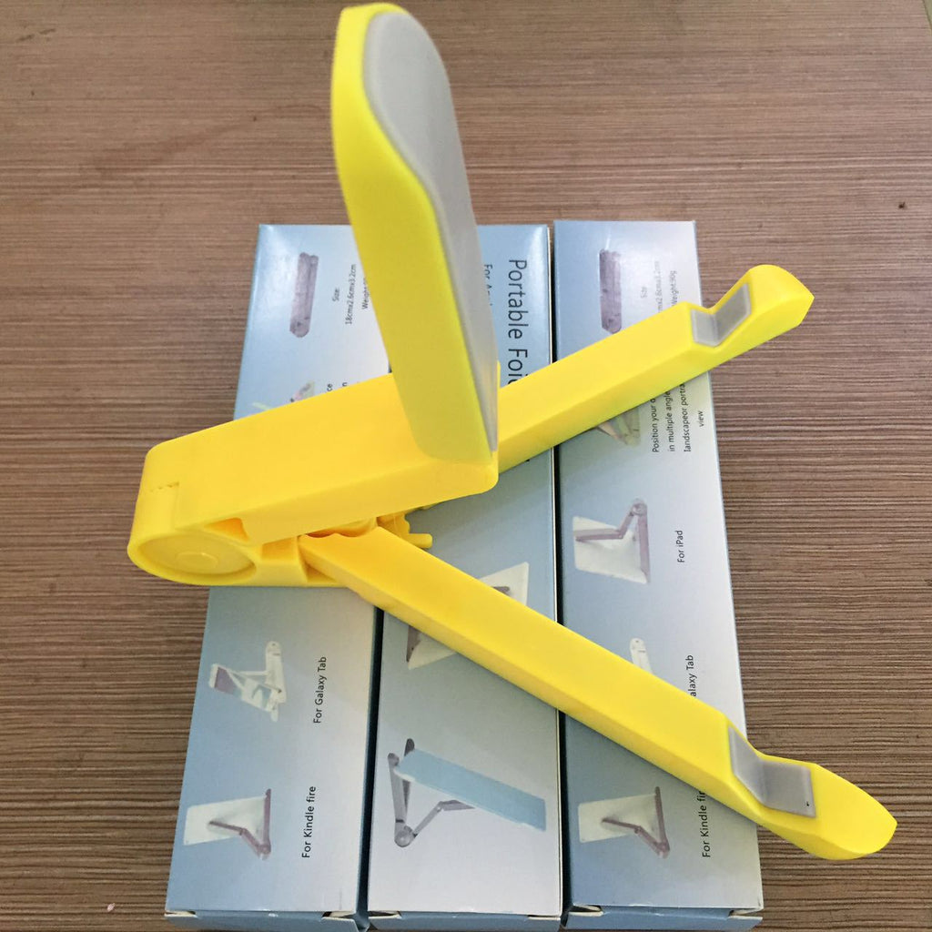 Foldable Tablet and Phone Holder, Multi-Angle