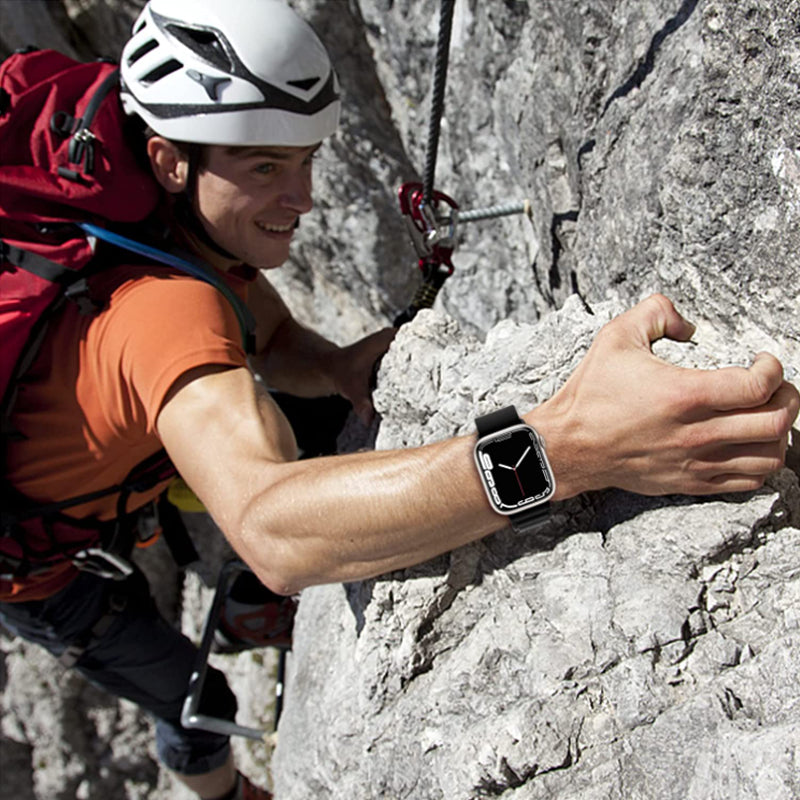Nylon Sport Loop Watch Band, Adjustable Hook-and-Loop Strap