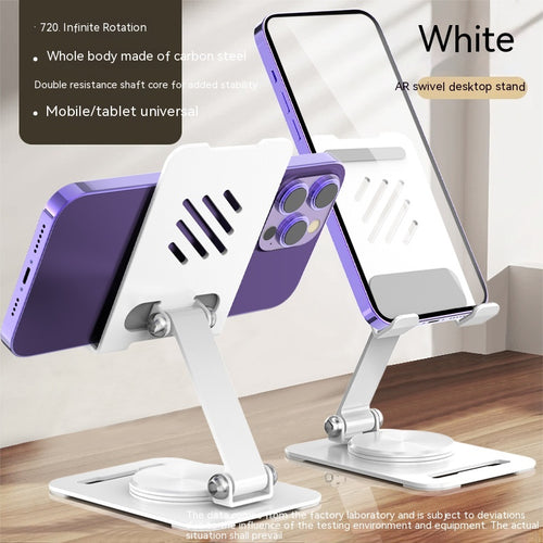 360° Rotating Metal Phone & Tablet Stand, Foldable
