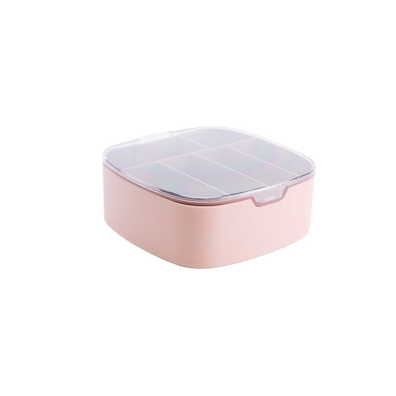 Dust-Proof Charging Cable Storage Box with Clear Lid