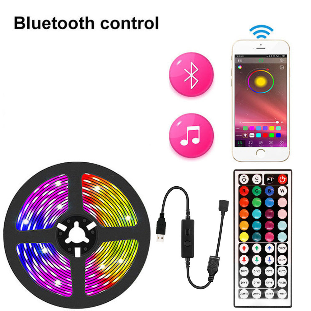 USB RGB LED Strip Lights 5m with App & Remote